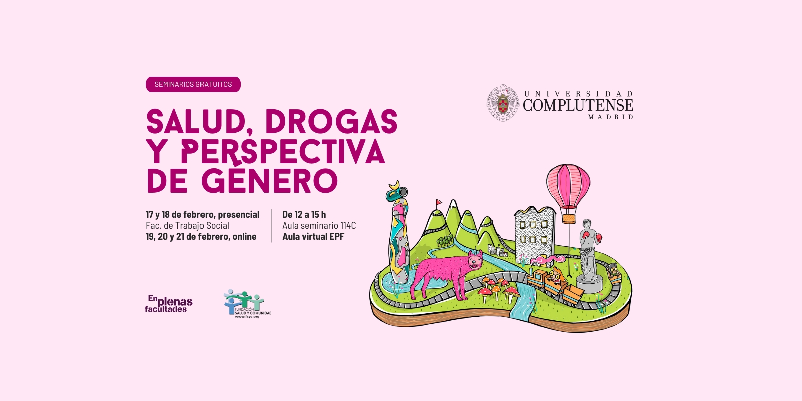 Cursos EPF: «Salud, drogas  y perspectiva de género» en la UCM